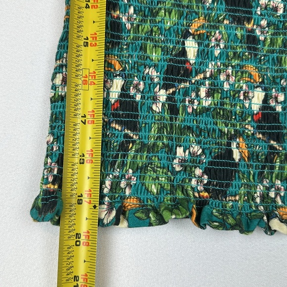 Dolan Anthropologie Smocked Toucan Top - Picture 7 of 8